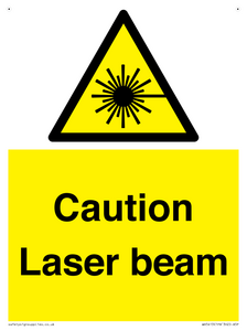 Caution Laser beam